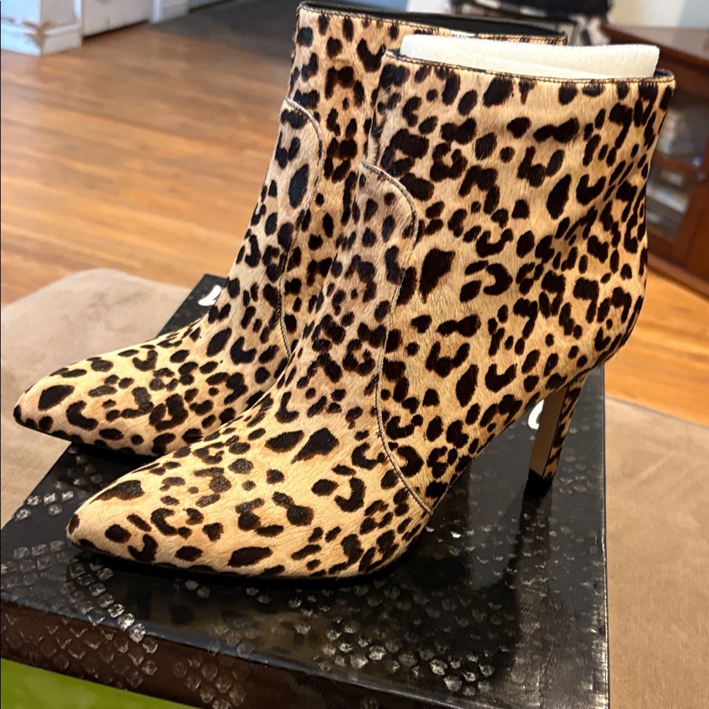 Sam Edelman Animal Print Ankle Booties